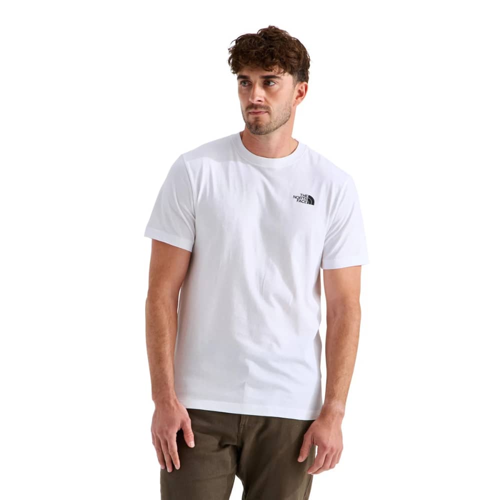 The North Face Men's Yosemite Oak Box NSE Regular S/S Tee in TNF White - Image 1 of 3