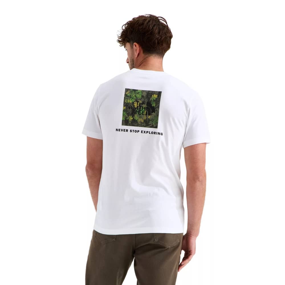 The North Face Men's Yosemite Oak Box NSE Regular S/S Tee in TNF White - Image 2 of 3