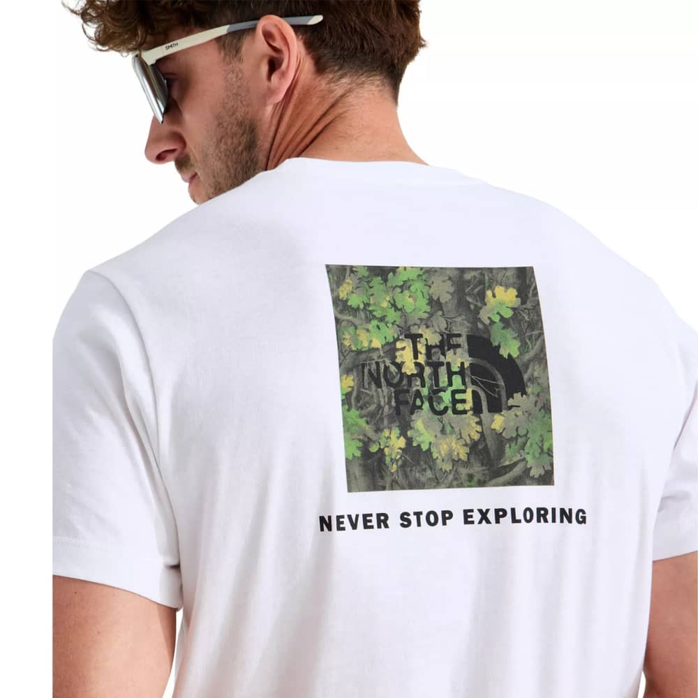 The North Face Men's Yosemite Oak Box NSE Regular S/S Tee in TNF White - Image 3 of 3