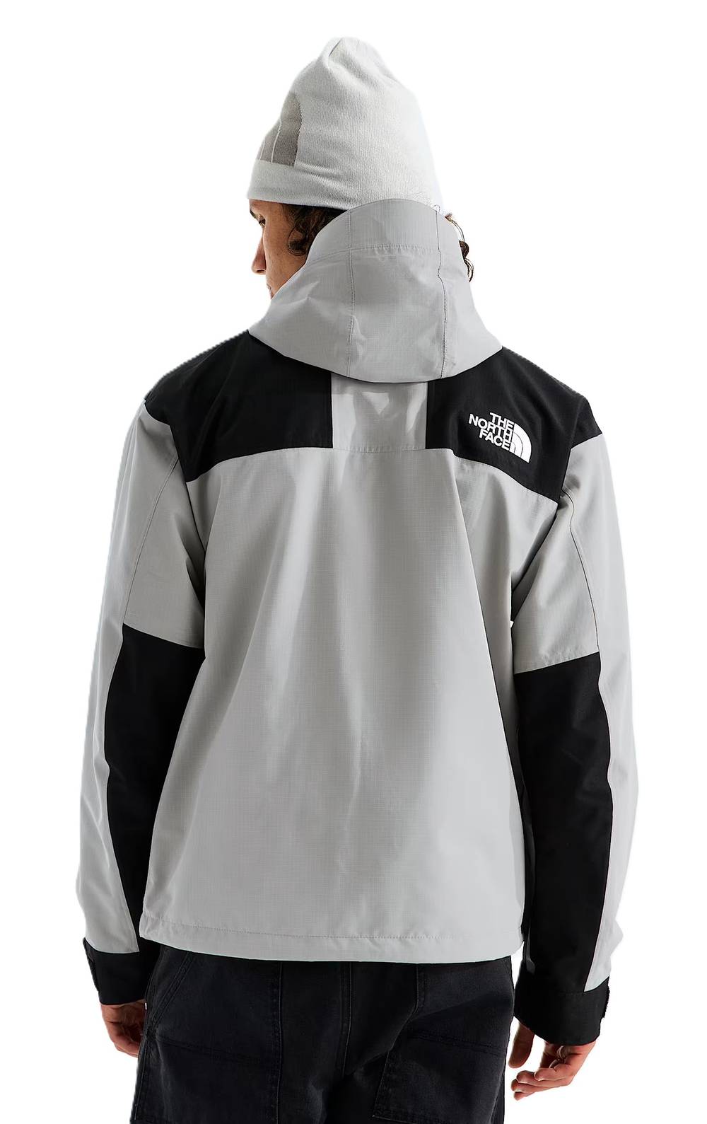 The North Face Men's Dryvent Mono Mountain Jacket in Stone Slab/TNF Black - Image 2 of 4