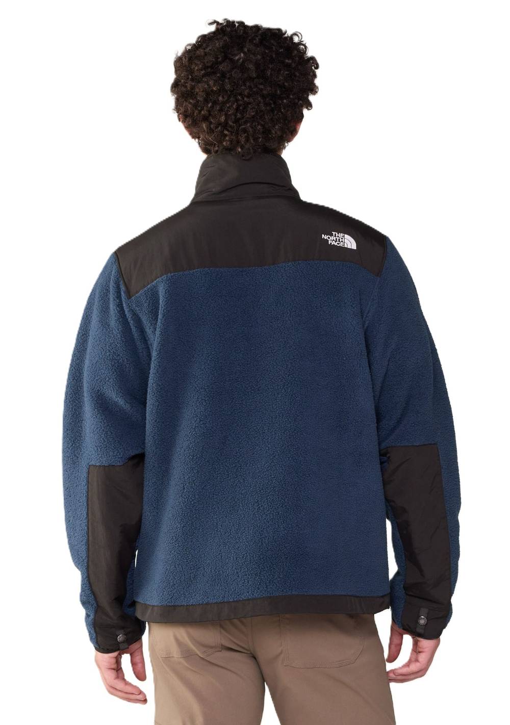 The North Face Men's Retro Denali Jacket in Summit Navy/TNF Black - Image 3 of 3