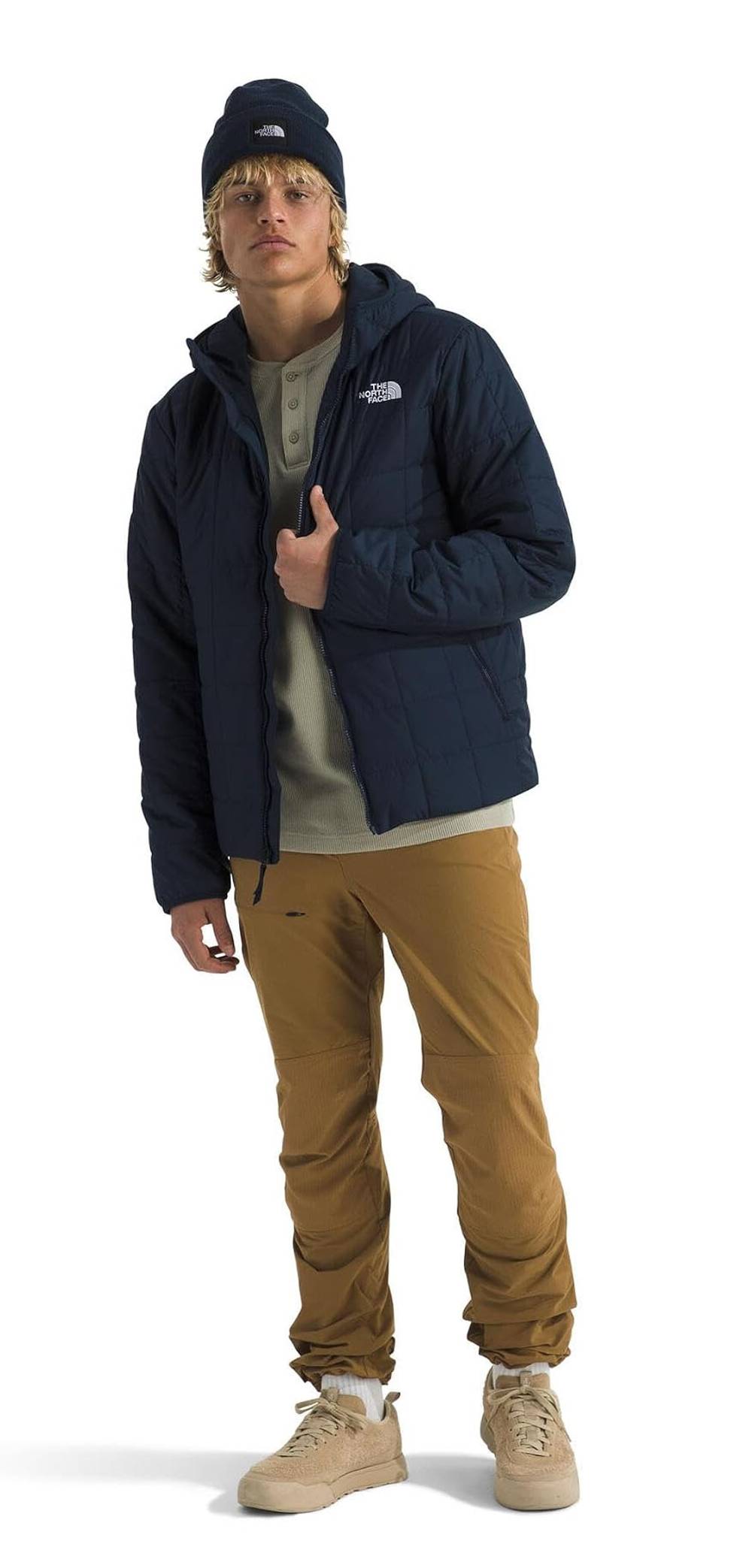 The North Face Men's Junction Insulated Hoodie in Summit Navy - Image 3 of 4