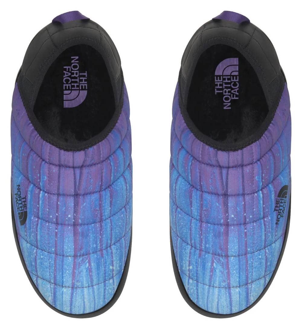 The North Face Men's THERMOBALL Traction Mules V in Elevation Stripes Print/Black - Image 2 of 3
