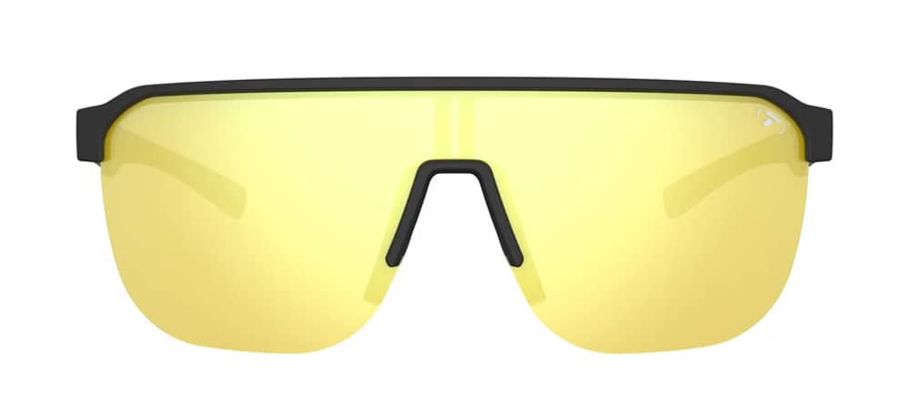 Tifosi Sanctum SL Sunglasses in Matte Black/Smoke Yellow Mirror - Image 2 of 3