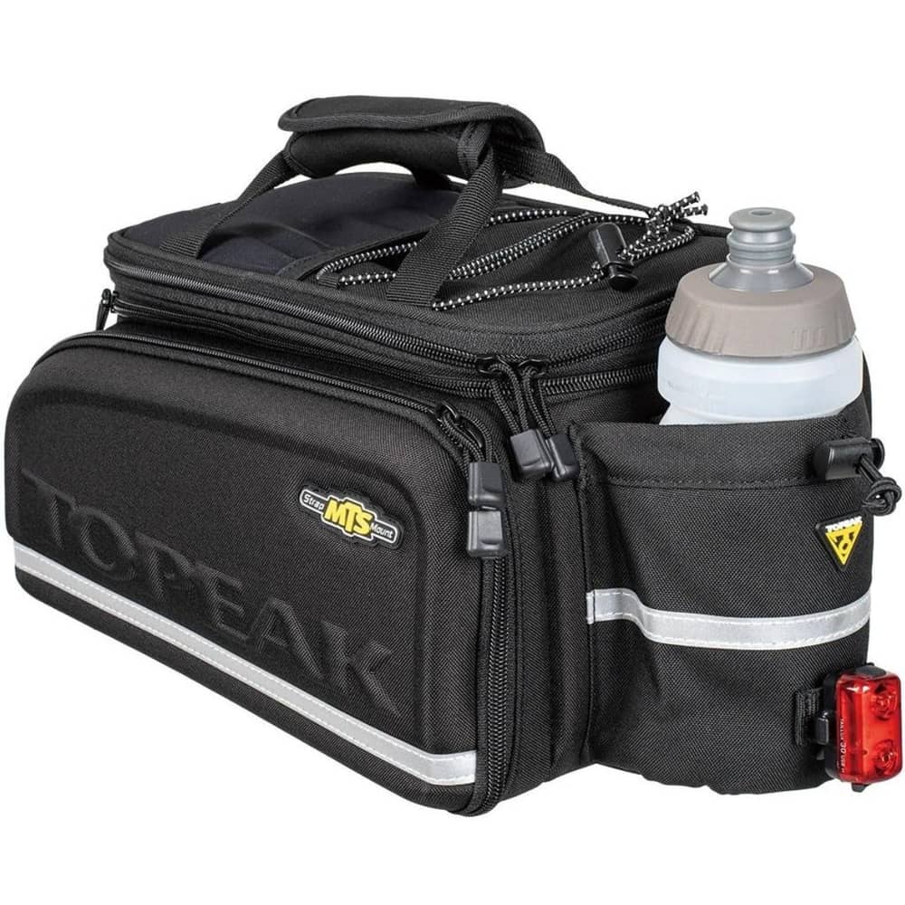Topeak Topeak | Mts Strap Mount Trunkbag Dxp | Black | With Expandable Panniers | Polyester - $143.00 at Jenson USA