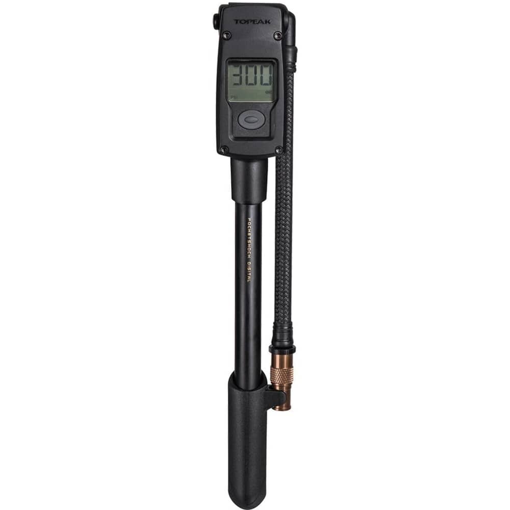Topeak Pocket Shock Digital Shock Pump in Black - Image 1 of 4