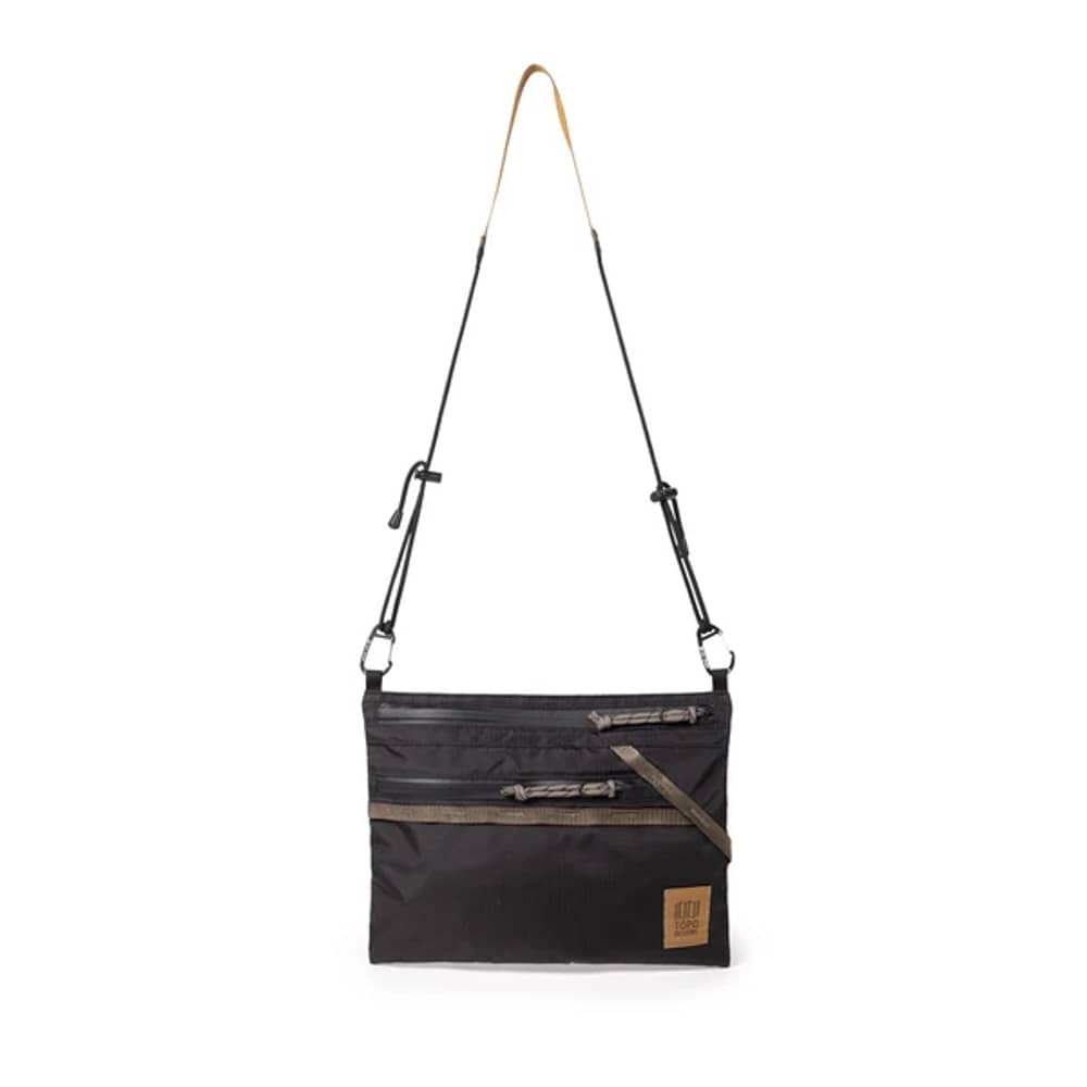 Topo Designs Mountain Accessory Shoulder Bag in Black/Neutral - Image 1 of 2