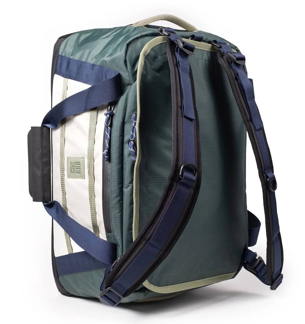 Topo Designs Mountain Duffel 40L in Forest/Bone White - Image 2 of 2