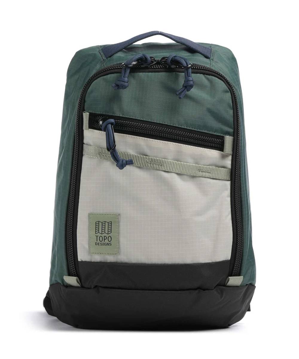Topo Designs Mountain Sling Bag in Forest/Bone White - Image 1 of 2