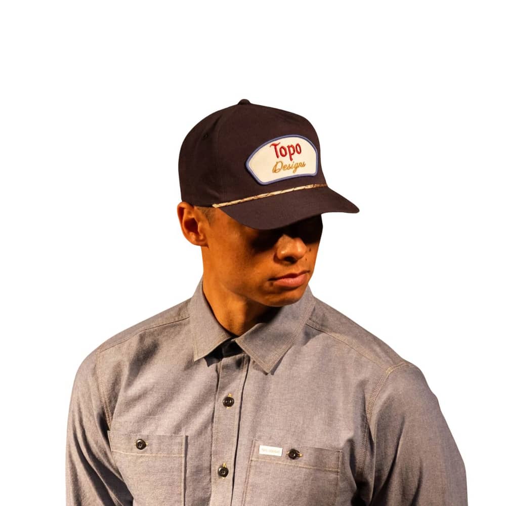 Topo Designs Men's Lightweight Mountain Shirt in Chambray Blue - Image 3 of 4