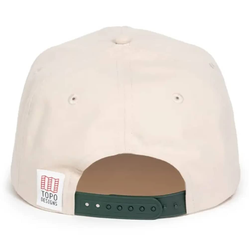 Topo Designs Mountain Scene Twill Rope Cap in Bone White - Image 3 of 3