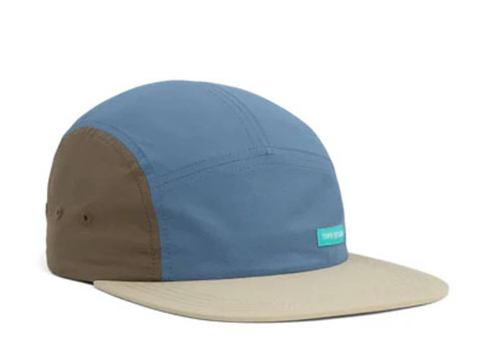 Topo Designs Nylon Camp Hat in Stone Blue Block - Image 2 of 3
