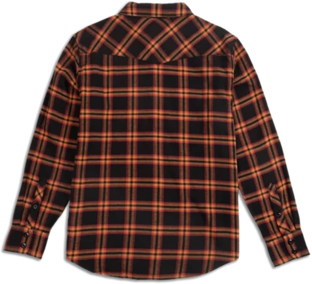 Topo Designs Mountain Shirt Long Sleeve in Black/Brown Oak Multi - Image 2 of 2