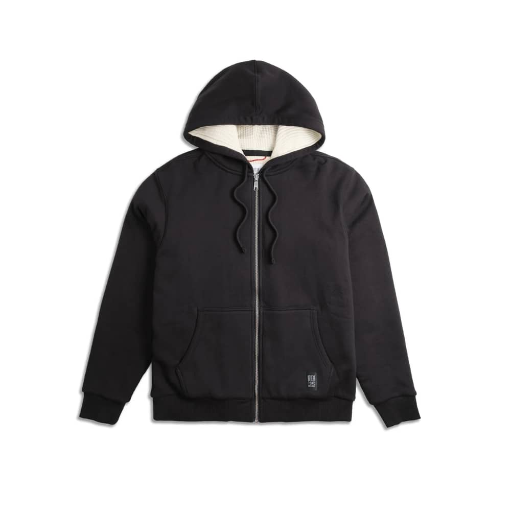 Topo Designs Utility Zip Hoodie in Black - Image 1 of 2