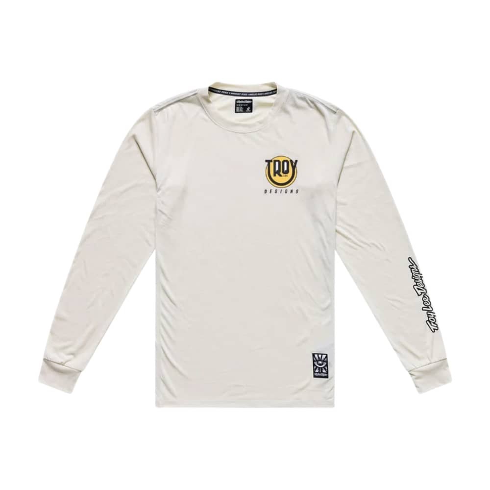 Troy Lee Designs Youth Skyline Ride LS Tee in Pumice - Image 1 of 2