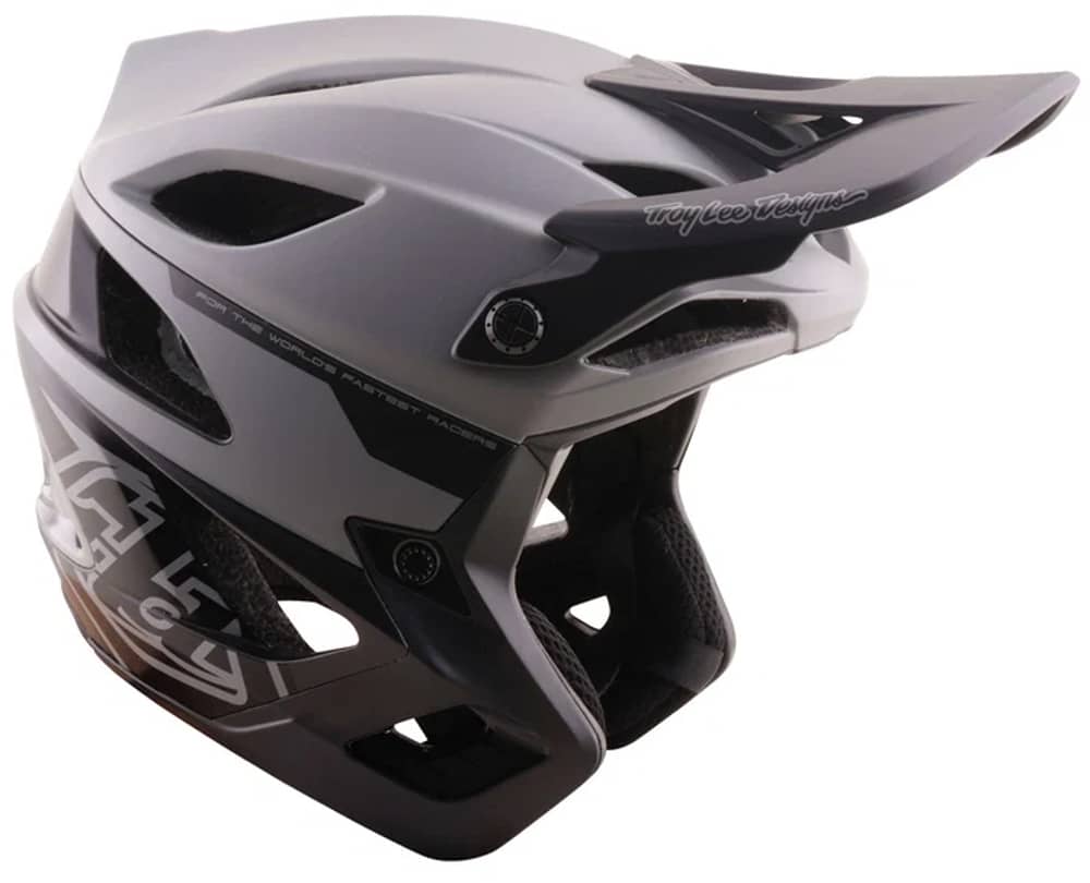 Troy Lee Designs Stage Stunt Helmet w/Mips in Roamer Gray - Image 5 of 6