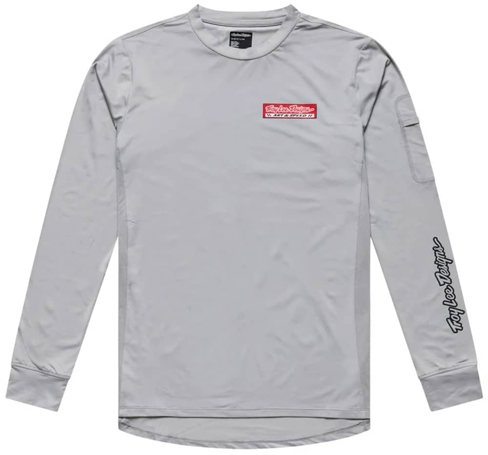Troy Lee Designs | Ruckus Ride Long Sleeve Jersey Men's | Size Extra Large In Custom Paint Mid Gray | Polyester/elastane