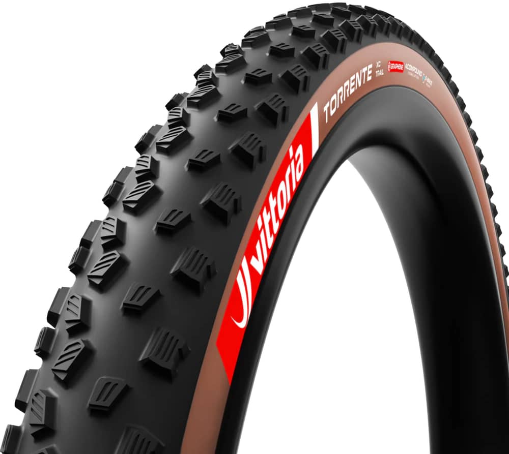 Vittoria Vittoria | Torrente Xc Trail 29" Tire 29X2.4 | Black |Brown, 4C Graphene, 60 Tpi | Nylon - $96.99 at Jenson USA