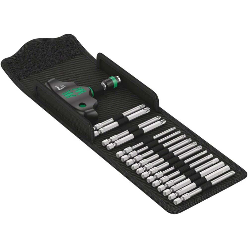 Wera Kraftform Kompakt 400 T-Handle Screwdriver and Bit Set - Image 1 of 1