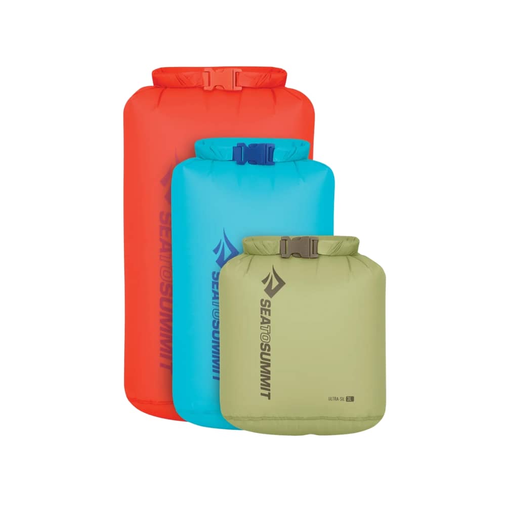 Sea To Summit Ultra-Sil Dry Bag Set Multi 3-sack in Green/Blue/Orange - Image 1 of 2