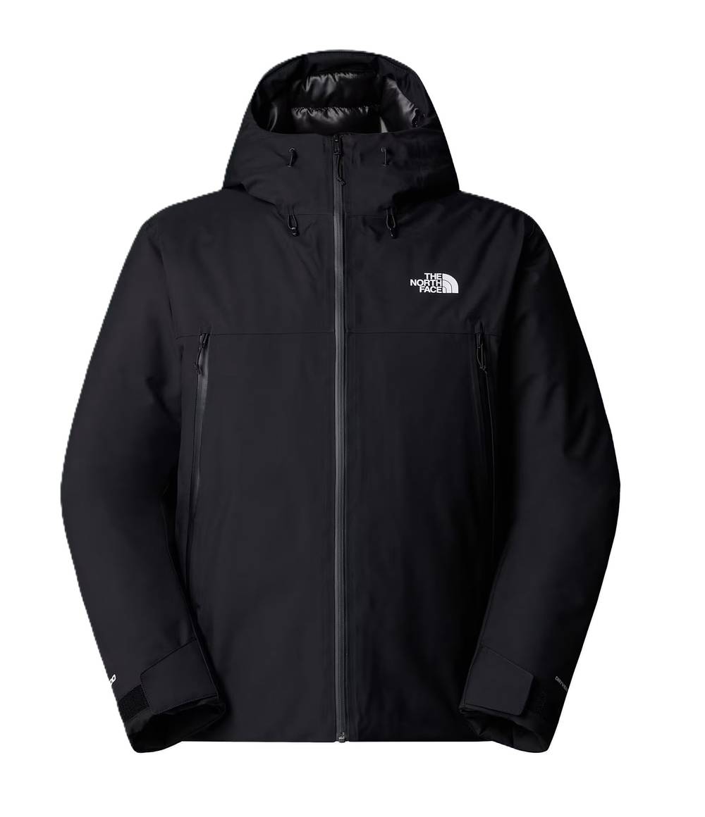 The North Face Men's Mountain Range Down Hooded Jacket in TNF Black/TNF Black - Image 1 of 2