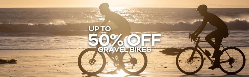 Gravel Bikes Up to 50% Off