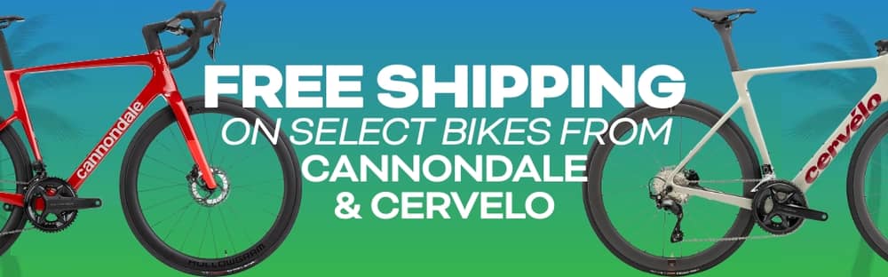 Select Bikes Ship Free