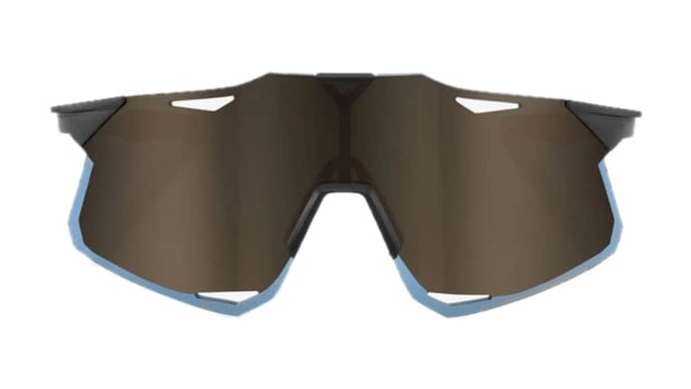 100% Hypercraft Sunglasses in Matte Black/Soft Gold Lens - Image 2 of 3