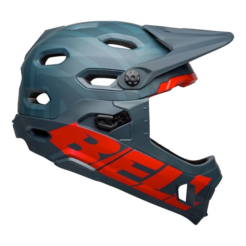Bell Super DH Spherical Helmet in Blue/Crimson - Image 1 of 5