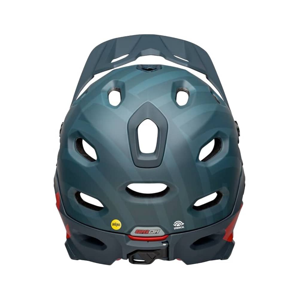Bell Super DH Spherical Helmet in Blue/Crimson - Image 3 of 5