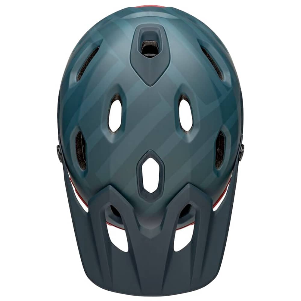 Bell Super DH Spherical Helmet in Blue/Crimson - Image 4 of 5
