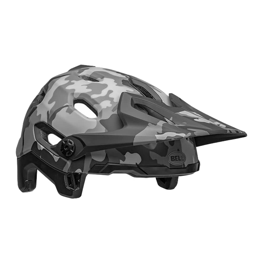 Bell Super DH Spherical Helmet in Matte/Gloss Black Camo - Image 6 of 7