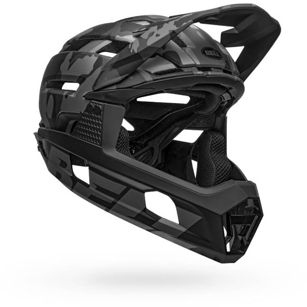 Bell Super Air R Spherical Helmet in Matte/Gloss Black Camo - Image 2 of 8