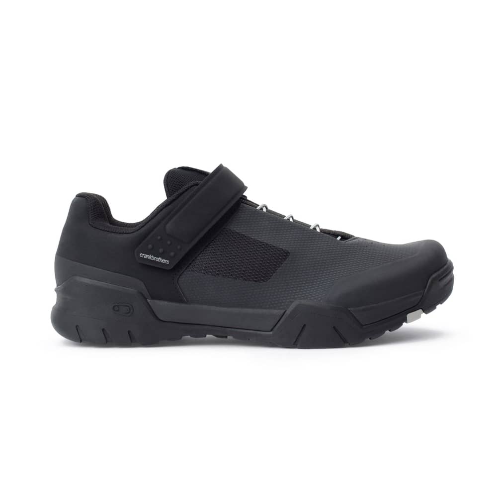 Crank Bros Mallet E Speedlace Clip Shoe in Black/Silver - Image 3 of 7
