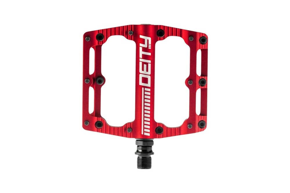 Deity Black Kat Flat Pedals in Red - Image 1 of 1