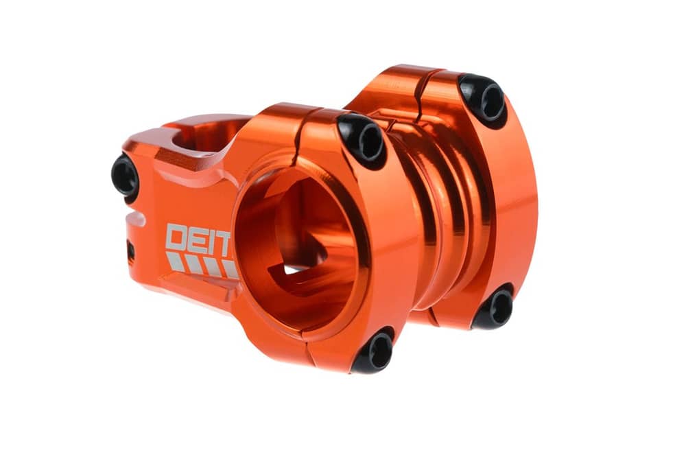 Deity | Copperhead Stem - 31.8Mm X 35Mm | Orange | 31.8Mm X 35Mm, 0 Degree | Aluminum
