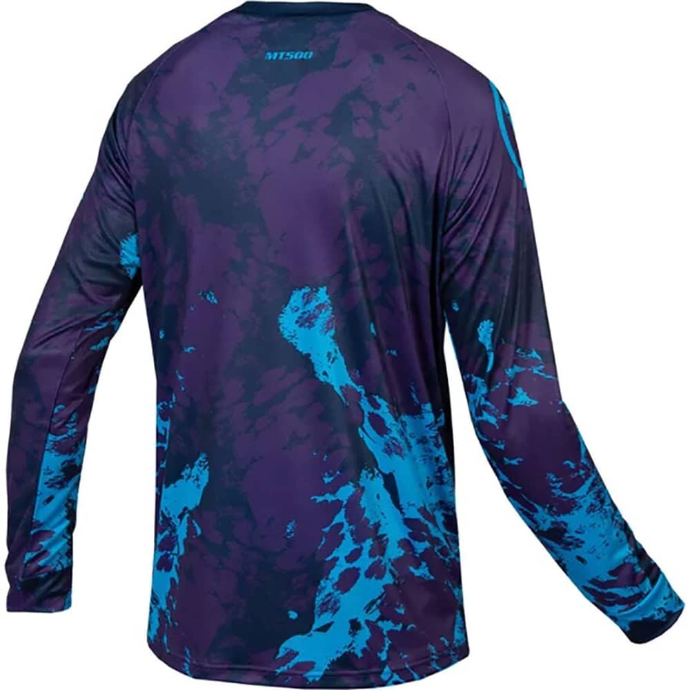Endura MT500 Animo Long Sleeve T Shirt in Electric Blue - Image 2 of 2