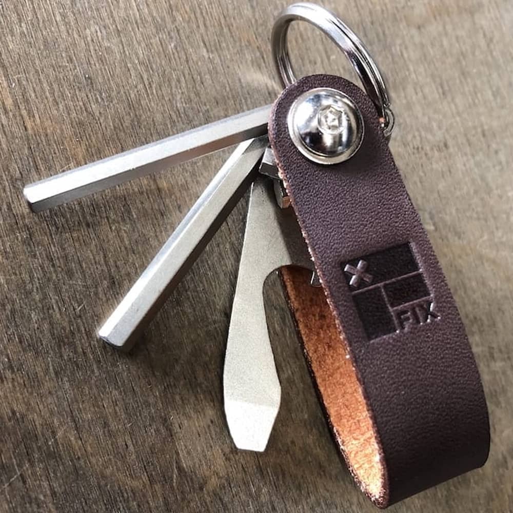 Fix Manufacturing Beer Bike Keychain in Black - Image 5 of 5