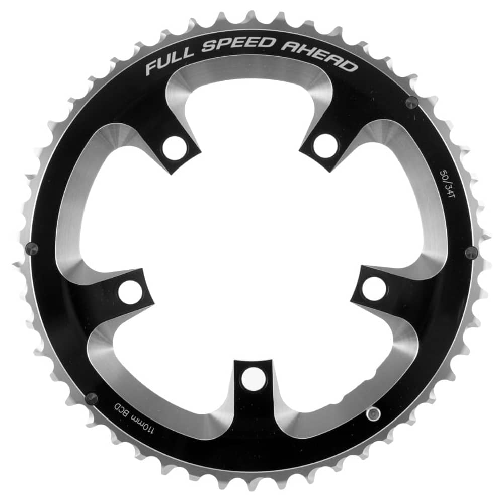 FSA Super Road 10 Speed Chainrings in Black - Image 1 of 1