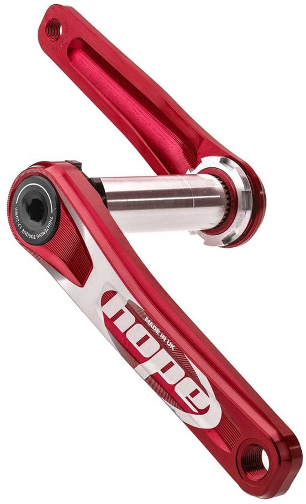 Hope Evo 68/73mm Cranks in Red - Image 1 of 3