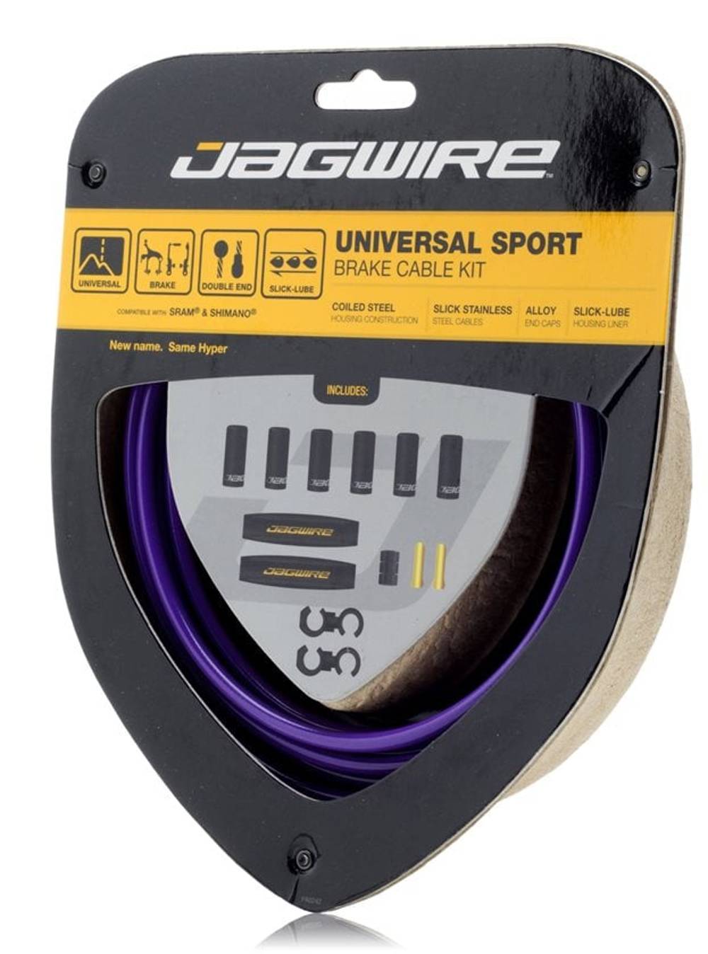 Jagwire Universal Sport Brake Cable Kit in Purple - Image 1 of 3