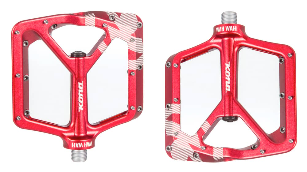 Kona Kona | Wah Wah 2 Alloy Flat Pedals Blue | Aluminum