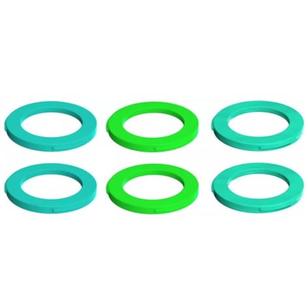Magura Two Piston Caliper Rings in Neon Green/Cyan/Mint Green - Image 1 of 1