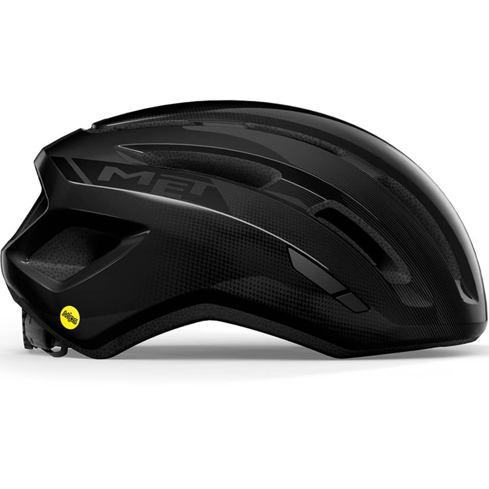 MET MILES MIPS HELMET in Black Gloss - Image 2 of 4
