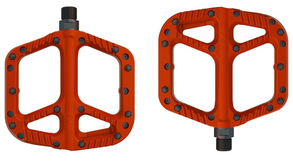 Oneup Components Composite Flat Pedals in Red - Image 2 of 2