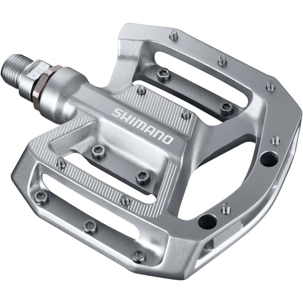 Shimano | Pd-Gr500 Flat Pedals Silver | Aluminum