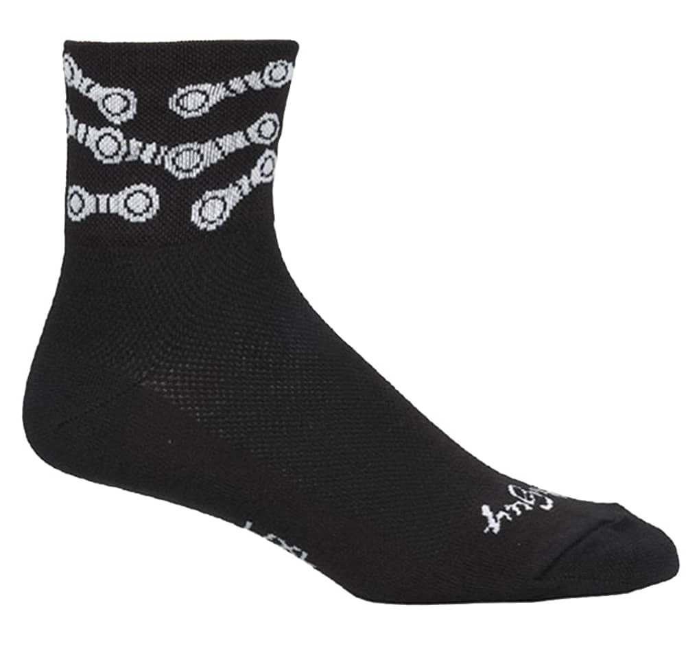 Sockguy Chains Double Knit Mesh Socks in Black - Image 1 of 1