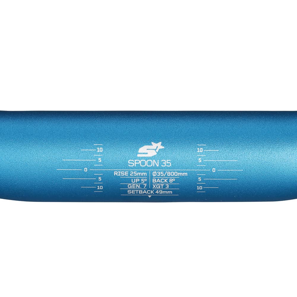 Spank Spoon 35 Handlebar in Blue - Image 2 of 3