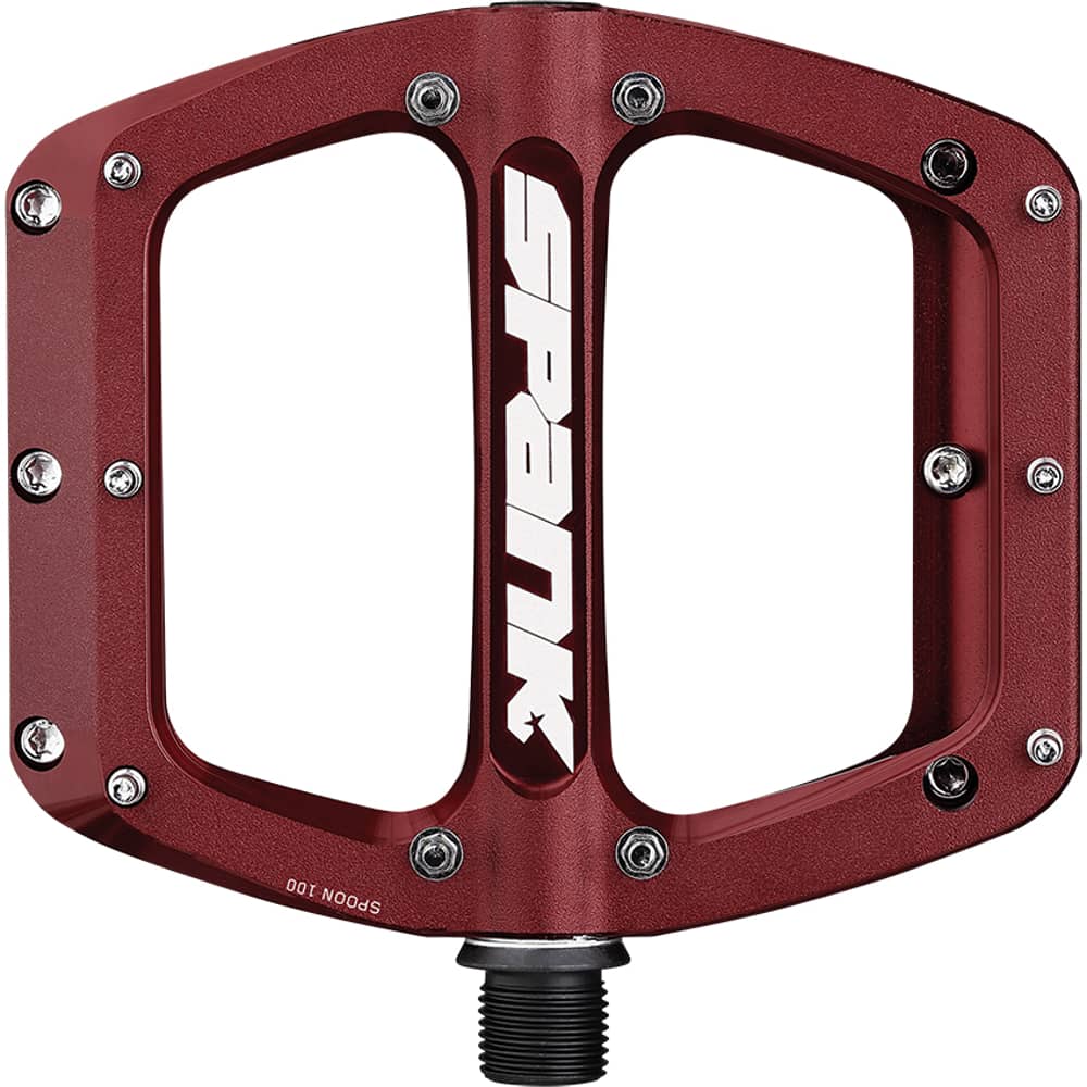 Spank Spoon100 Pedals in Red - Image 2 of 2