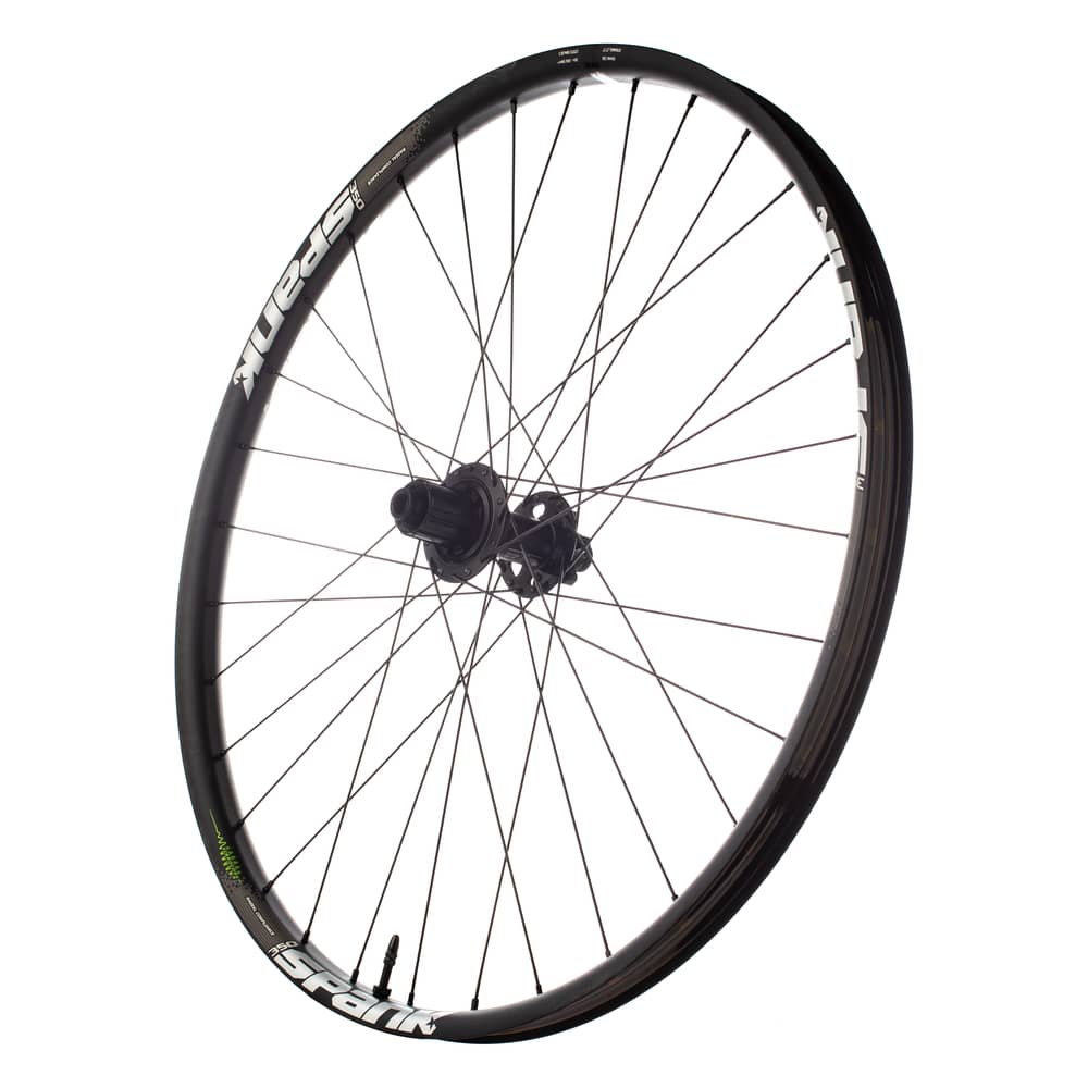 Spank | 350 Vibrocore Boost 27.5" Wheel | Black | 28H, Rear, 12X148, Shimano Hg | Aluminum